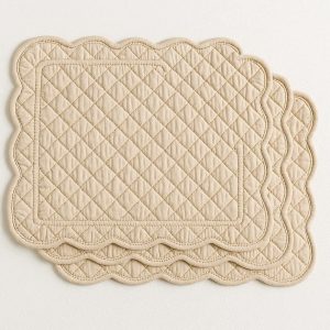 11 Quilted Cotton Washable Placemats Pack of 4