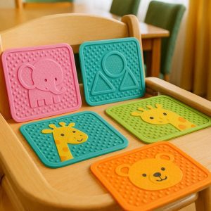 12 Silicone Non Slip Placemats for High Chairs