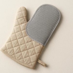 Double Layer Non Slip Oven Mitt for Kitchen Safety